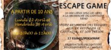 Escape game au Spadium de Monts le 22 et 26 avril.